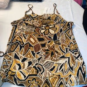 Sushi, flour, stray shirt with wood hardware on the straps size extra large